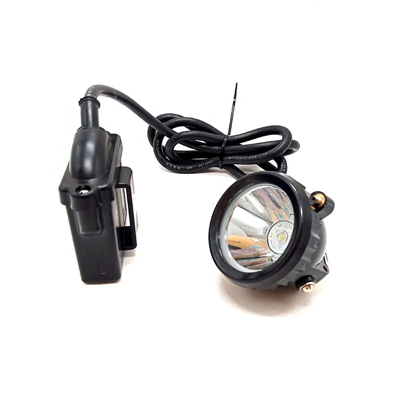 Custom KL6LM LED Corded Rechargeable Safety Explosion-Proof Miners Helmet Cap Lamp Head Light for Mining OEM