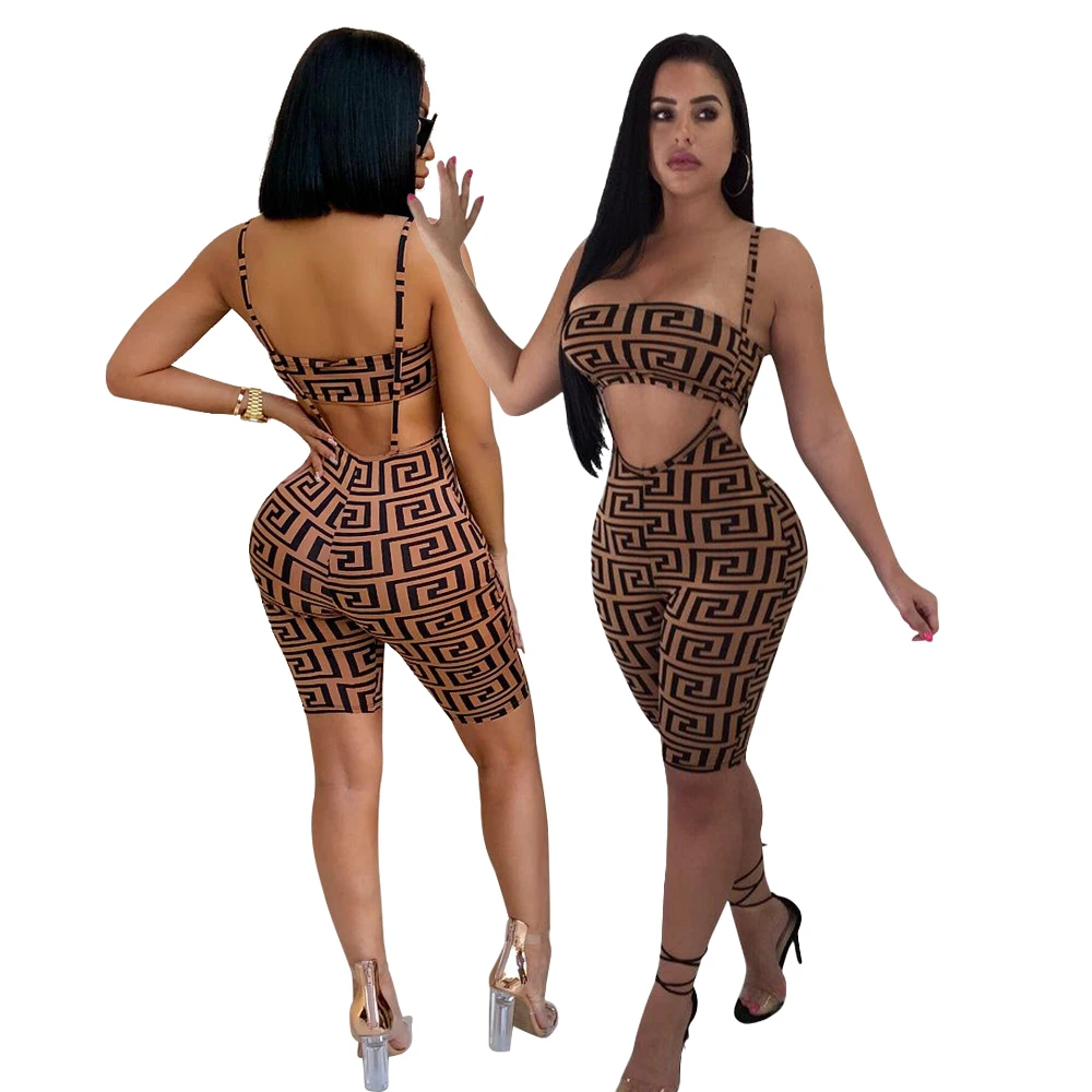 TOB womens clothing two piece pants set sexy strapless crop top 2 piece women short set clothing JZ454