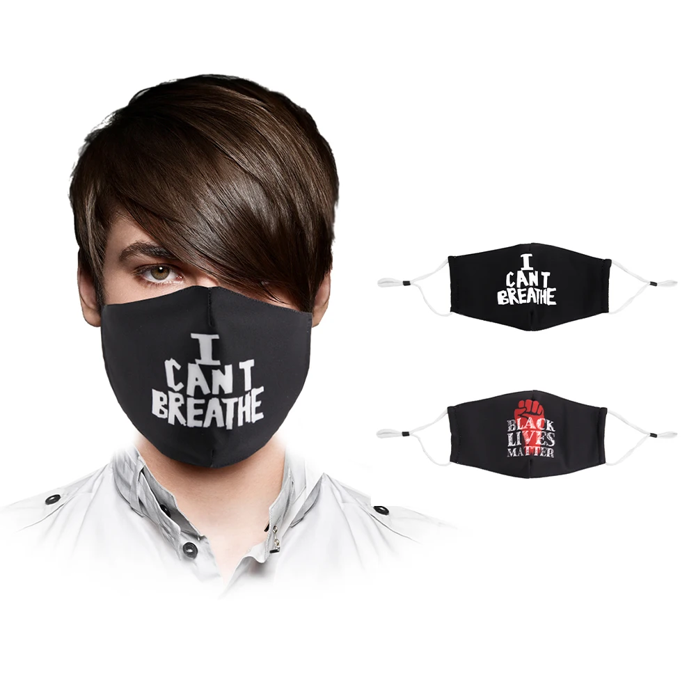 FlagWorld black cotton facemask with fitter costom printed face Mask for adults