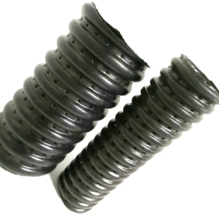 Хорошее качество гибкий гофрированный шланг Hdpe на заказ Сантехнический для обезвоживания шланга