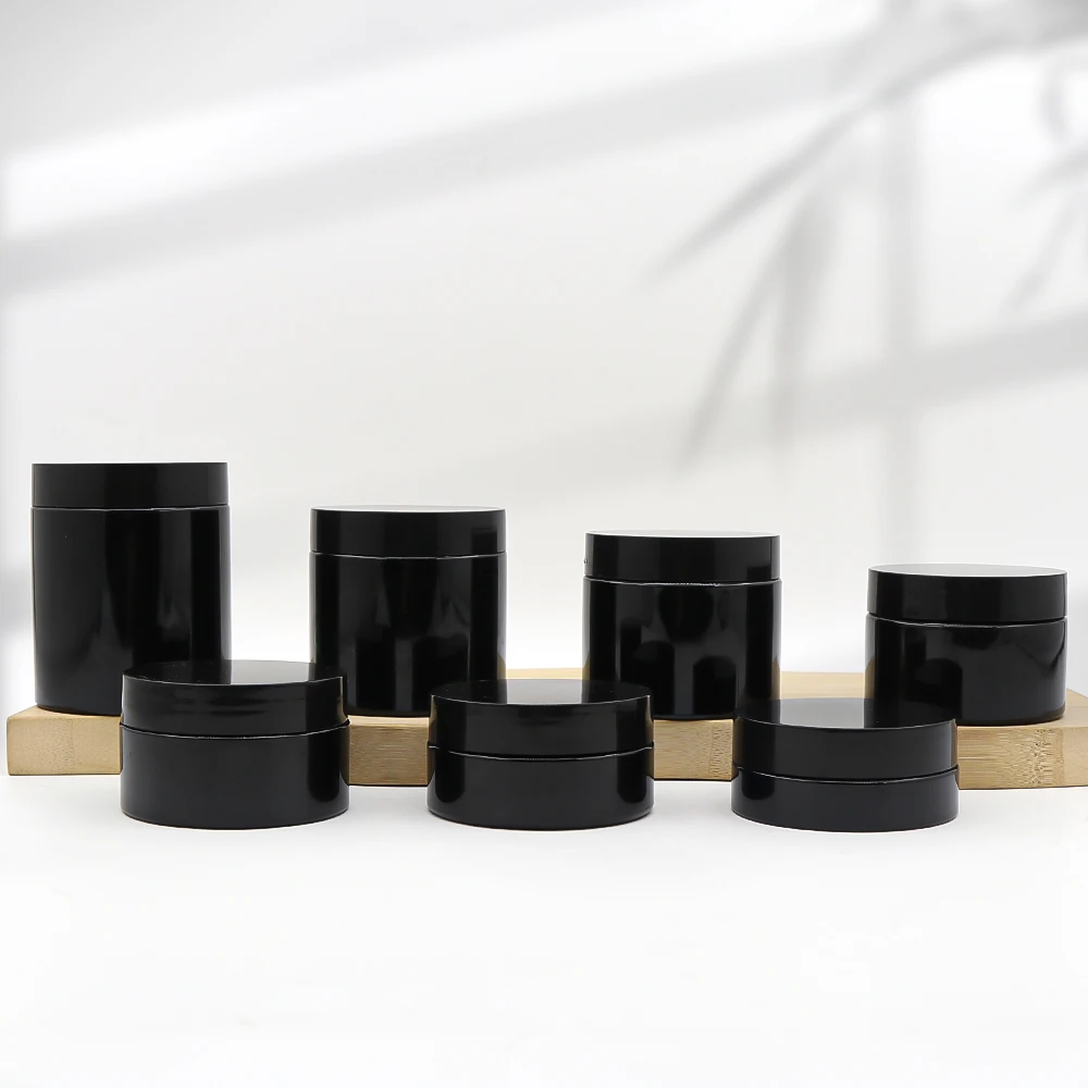 Factory Direct Sale 68mm 50 80 100 120 180 200 250 300 400 500ml Food Honey Cookie Food Jar With Lid Clear PET Spice Plastic Jar