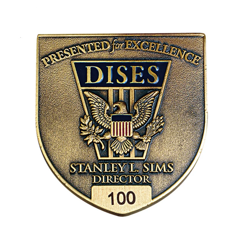 Изготавливаемая по индивидуальному заказу Золотая монета для сувенира