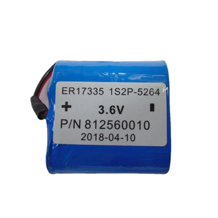 3,6 V 4400mAh ионно-литиевая аккумуляторная батарея ER17335 1S2P 3,6 V 4.4Ah Li-SOCl2 батарея