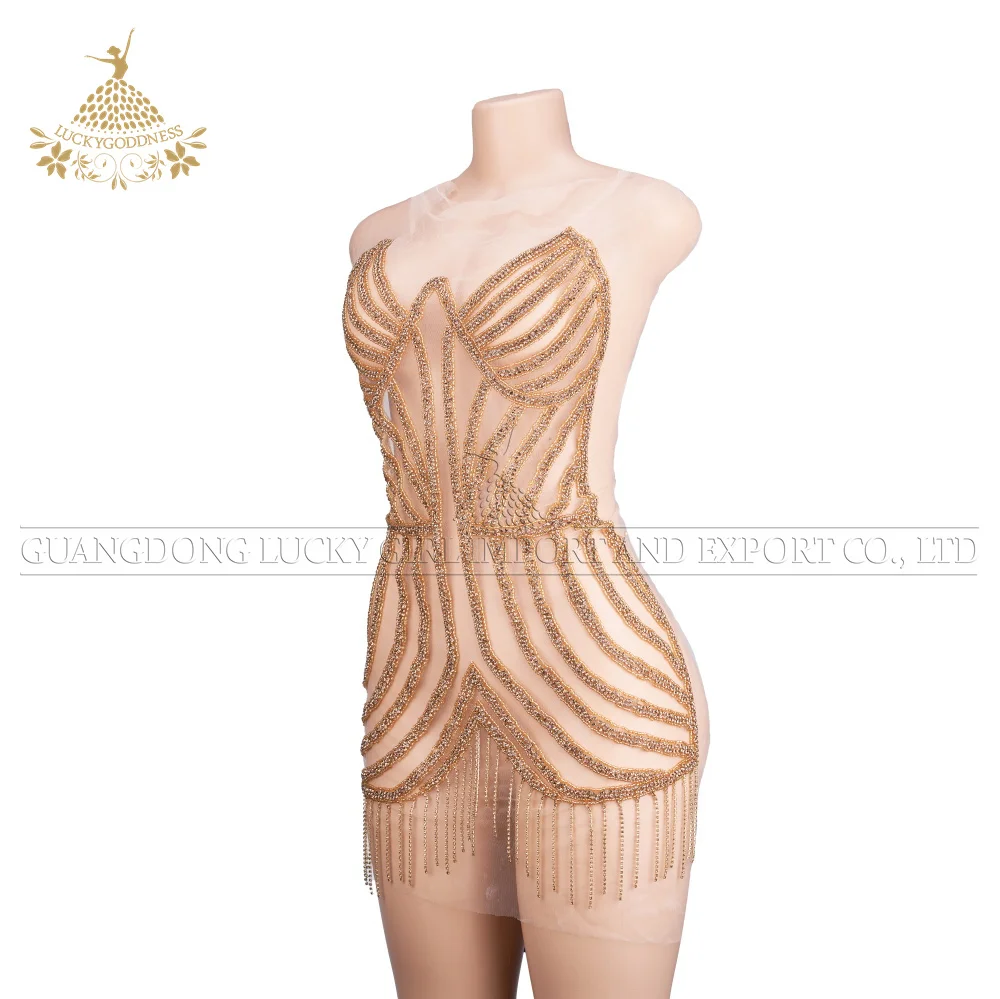 Rhinestone fringe appliques in embroidery stone crystals rhinestones bodice applique dress patches DRA-592