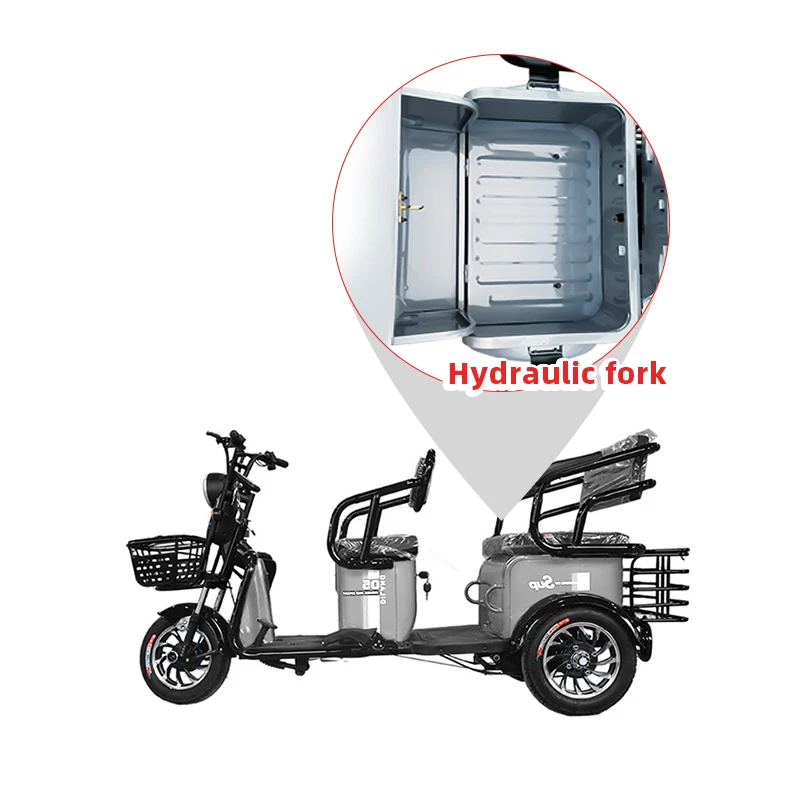 Chinese Manufacturer  Sells Lithium Battery Electric Tricycle Can Carry Both Passengers And Goods Electric 3 Wheel Tricycle