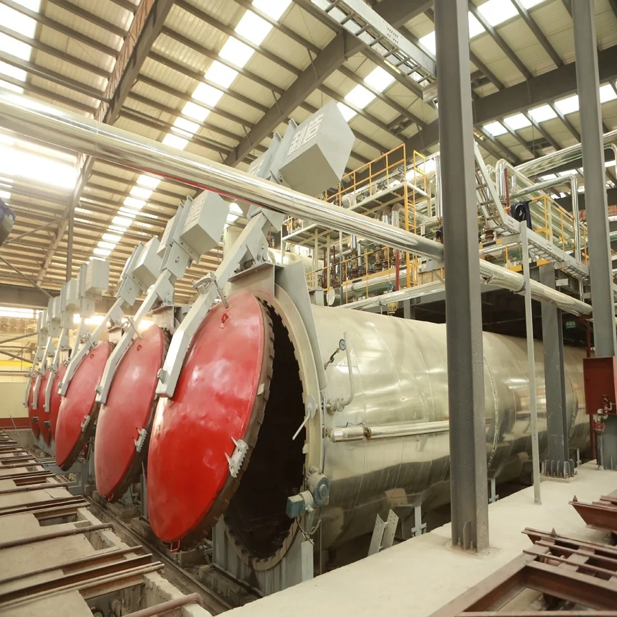 2024 Big Output autoclave aerated concrete brick making plant full automatic aac block and panels production For New Starter