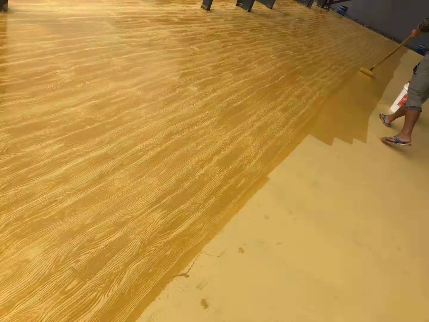 Transparent clear 2-component epdm glue stone glue epoxy adhesive install rubber flooring