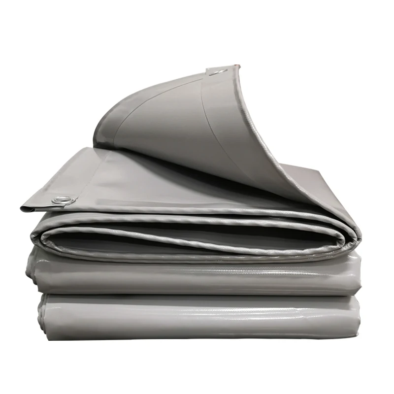 Rainproof PVC Tarpaulin Waterproof and Windproof for Industrial Engineering Thickened Blackout Feature