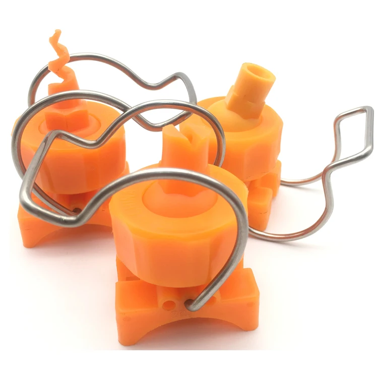 26988-pp air nozzle clamp Plastic Clip Adjustable Ball Plastic Pipe Clamp Spray Nozzle On Flat Fan Nozzle