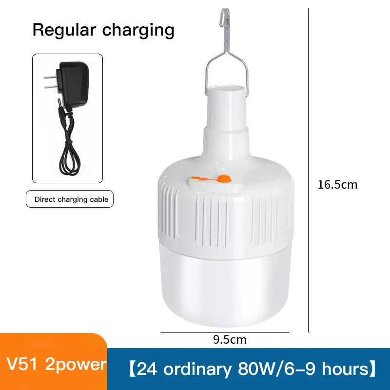 outdoor camping light 10W 20W USB portable rechargeable light bulbs emergency