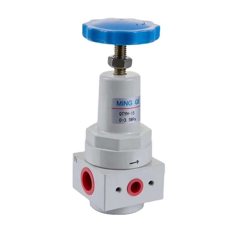 QTYH Series High Pressure Regulator 1/2' High Pressure 40 Bar Air Regulator Valve Air Pressure Reducing Valve