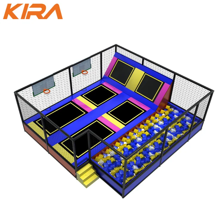 Indoor Playground Trampoline Park For Adults And Kids
