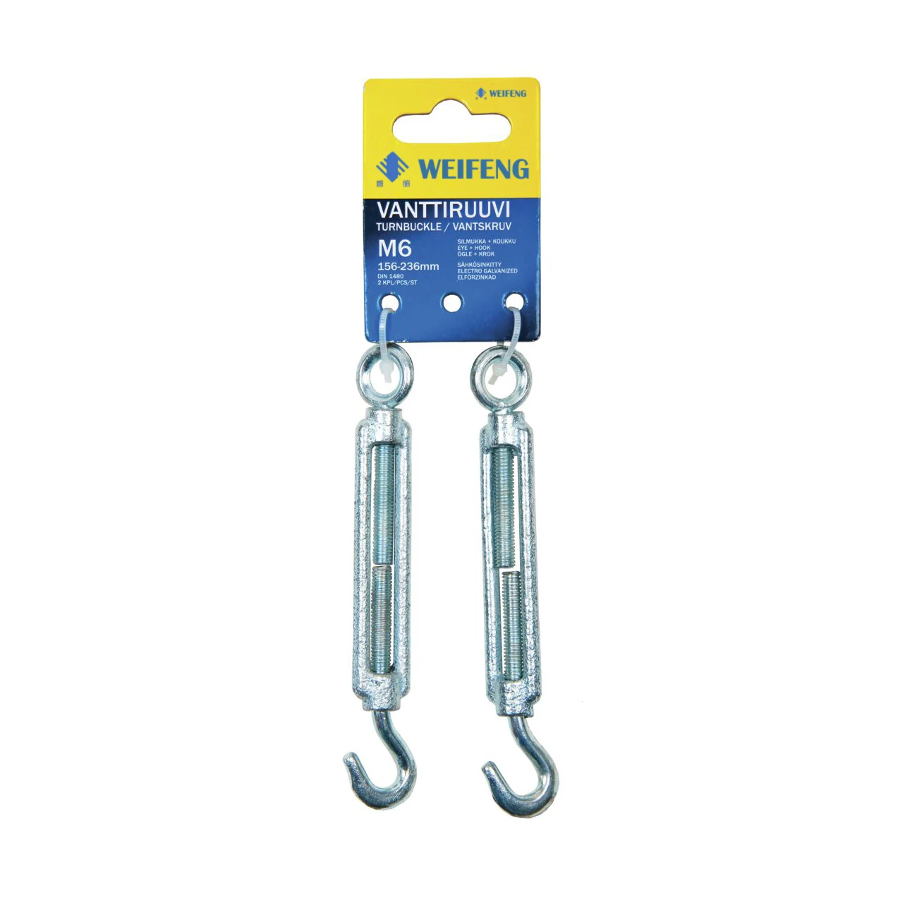 Wholesales Heavy Duty Din1480 Wire Rope Forged Steel Galvanized 5mm Stainless Steel 3/8 Din1480 Turnbuckle Eye Hook
