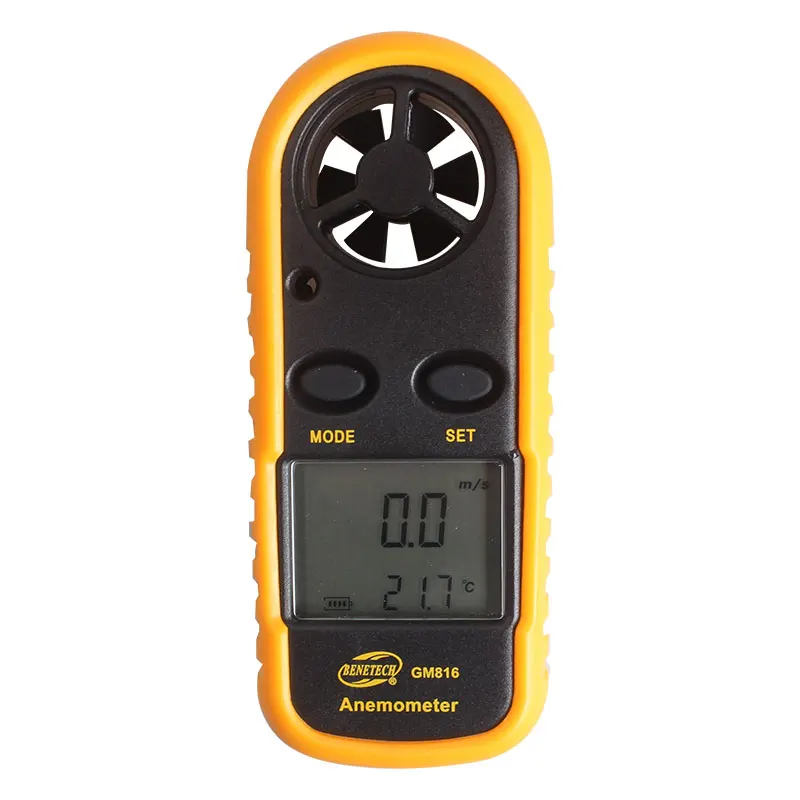 Digital LCD Backlight Wind Speed Meter Gauge Light Weight Air Flow Velocity Measurement
