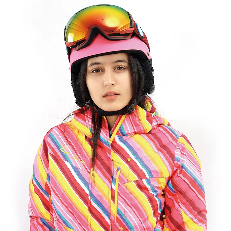 snowledge 181C magnetic goggles snow ski goggles replacement lens double anti fog polarized uv400 OTG snowboard goggles magnet