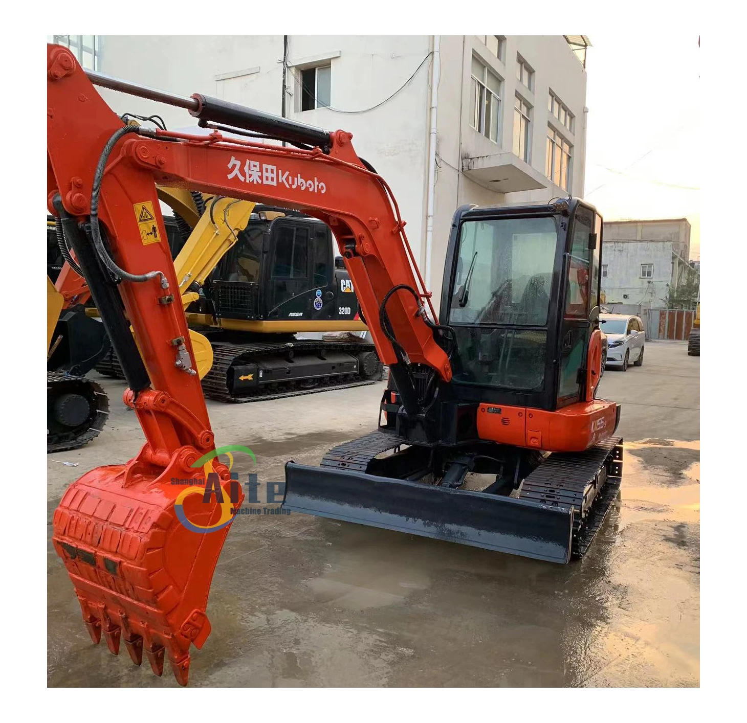 good condition mini digger original kubota kx155-3 kx155-5 kx185  small digging machinery