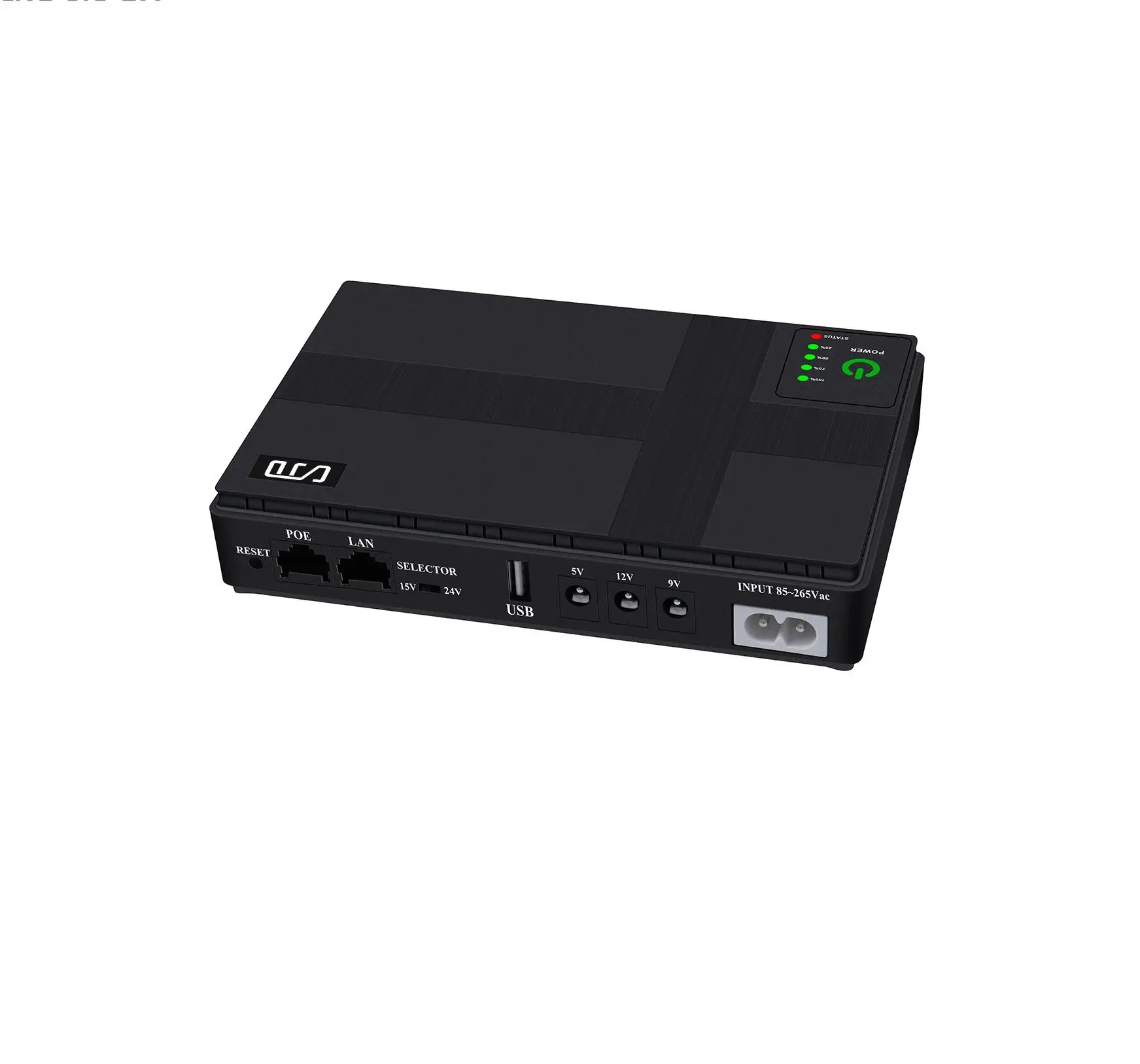 9v 12v 15v 24v POE Port Mini DC UPS Power Supply Lithuim Batteries 10400Mah 36w DC Mini UPS For for Wifi Router