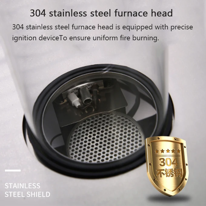  stainless steel durable tower terrace heaters energy-saving outdoor glass tube Flame Outdoor Patio Gas Heater for bars and