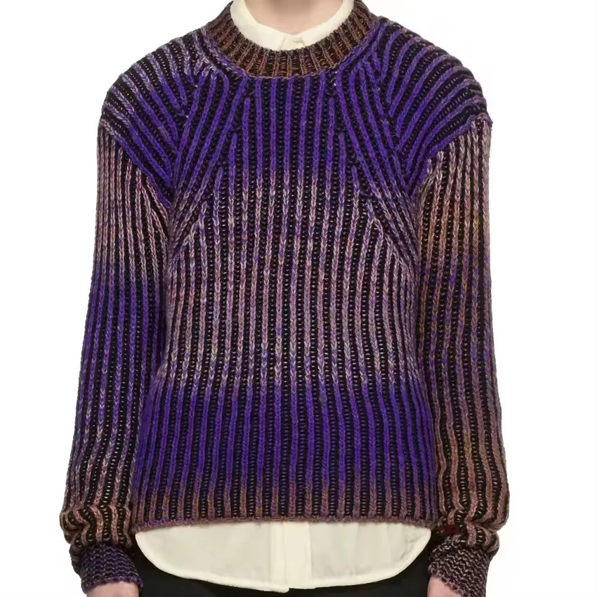 Custom Korean Fashion Sweaters Men Autumn Solid Color cotton Sweaters Slim Fit Street Wear Clothes Knitted Sweater Men Pullovers