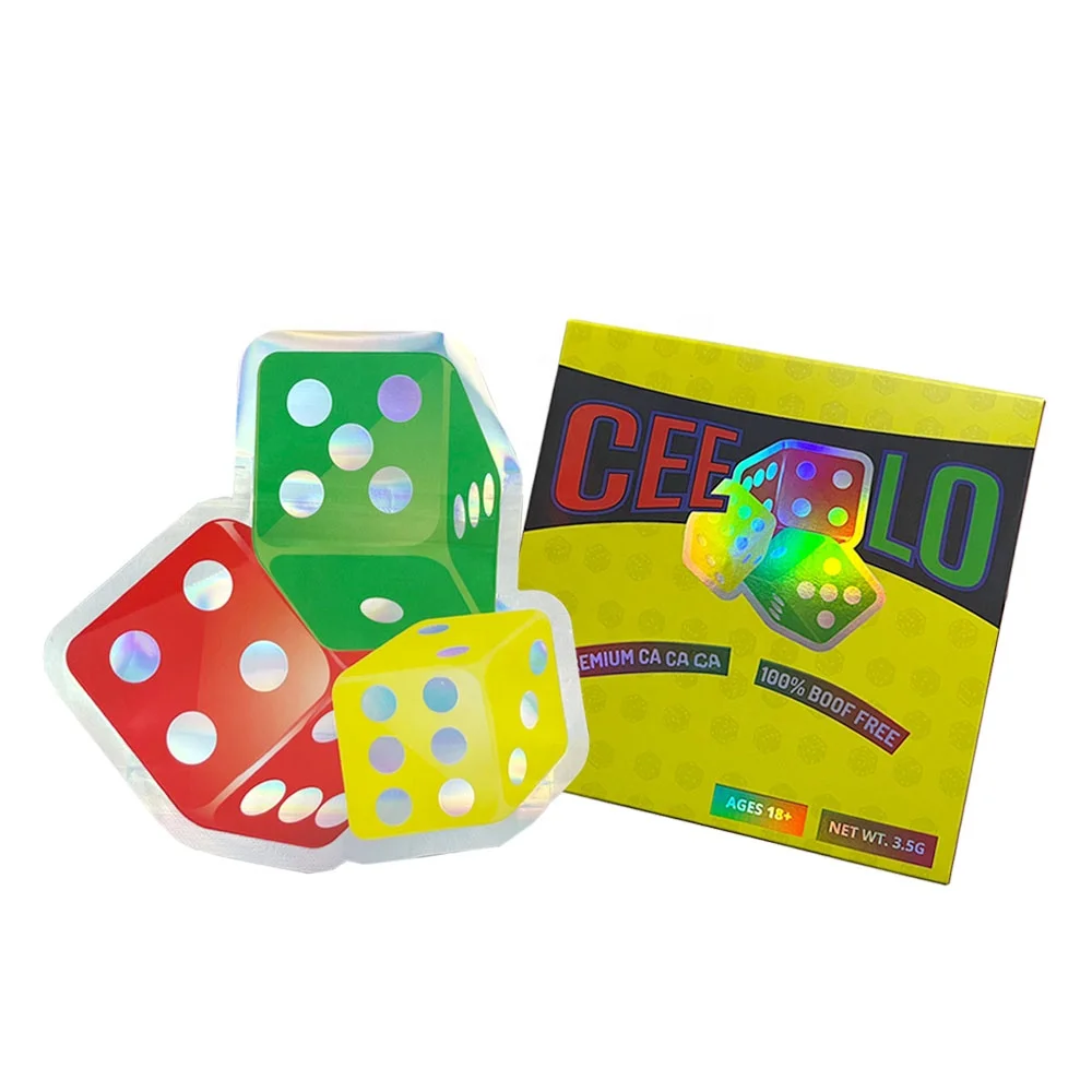 3.5g 8th Cali Zipper Pouch Cookie Cereal Custom Shaped Mylar Bags With Display Window Boxes For Edibles Packaging