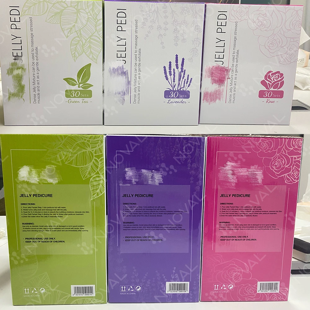 Professional Jelly Pedicure Products Pure Relaxation Jelly Pedicure Foot Set for Pedicure