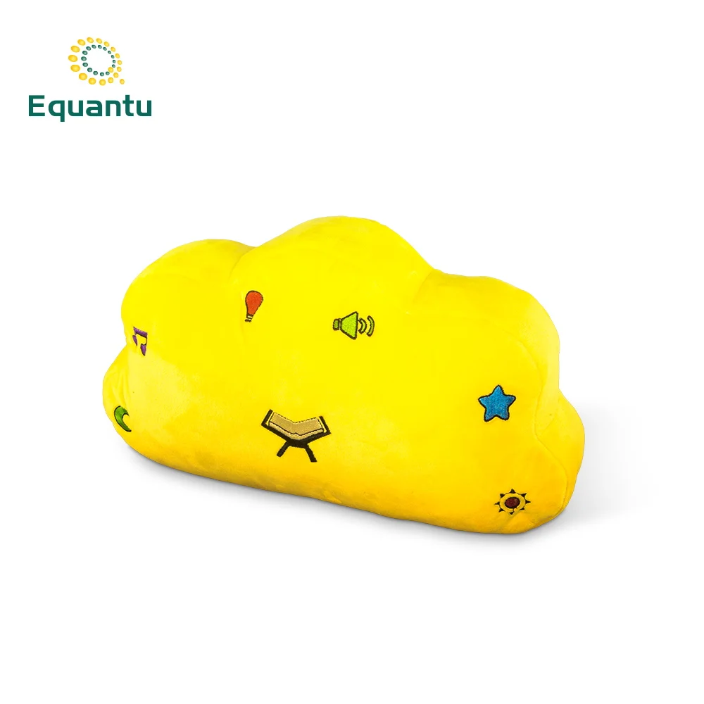 Equantu детская Подарочная Подушка Коран mp3 симпатичная Подушка небула проигрыватель QB910 светящаяся Подушка лампа для сна