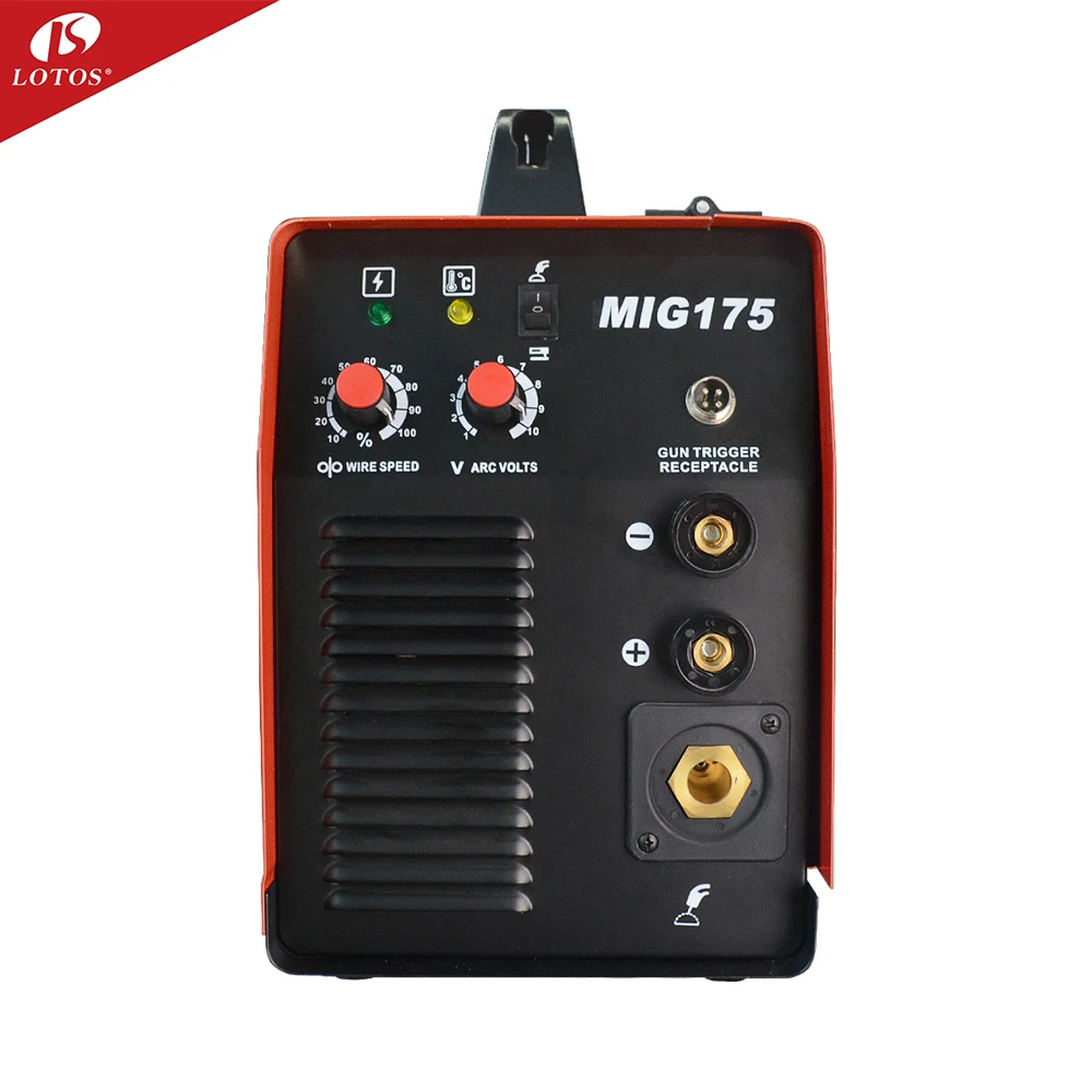 LOTOS MIG175 Good quality double pulse 200 amp mig welder (arc) mig200 blackline portable inverter arc welding machine