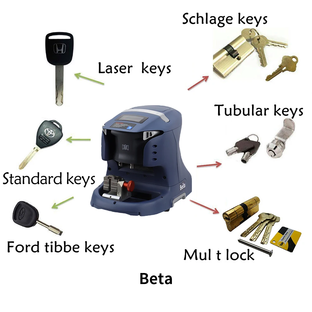 China High Security Auto Locksmith Tools Suppliers Key Making Machines with CE Certificate