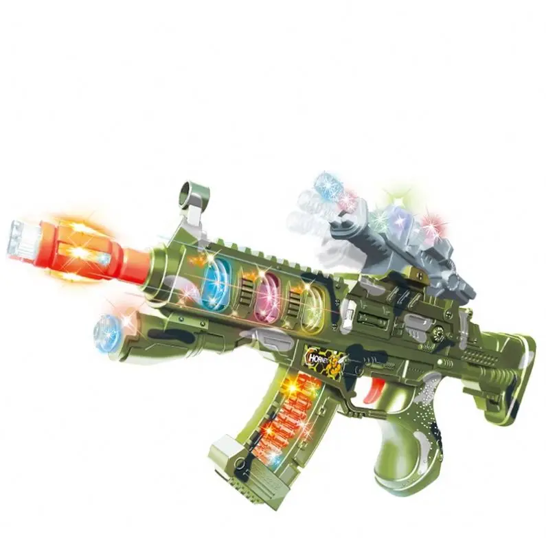 Hot Selling Light Up Gun Kids Boys Set Electric Space Shot Realistic Children Toys de juguete Toy Guns