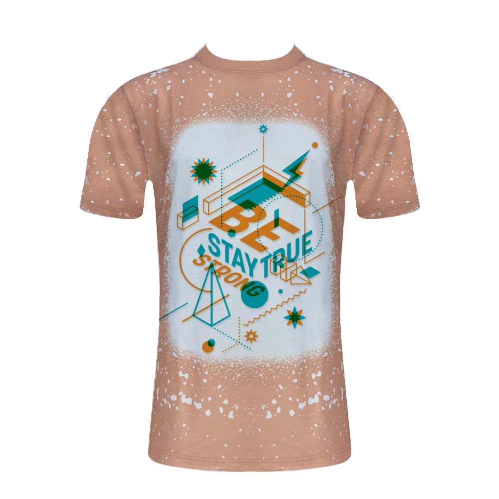 Суббанк Высококачественная термопереводная печать сублимационные заготовки полиэфирные футболки «DIY» на заказ галстук-краситель