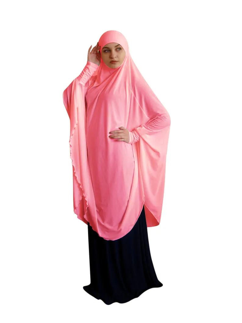 
Biglife065D solid color khimar malaysia women niqab muslim burqa 