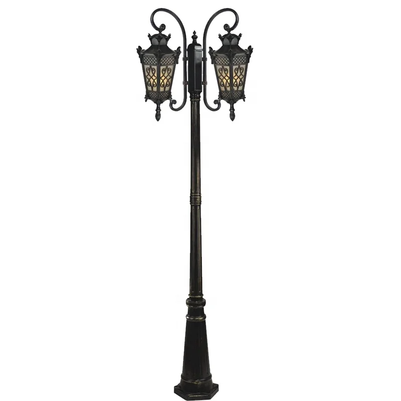 Latest European Retro Luxury Outdoor Garden Light Decoration Lawn Landscape Lighting Waterproof LED Corridor