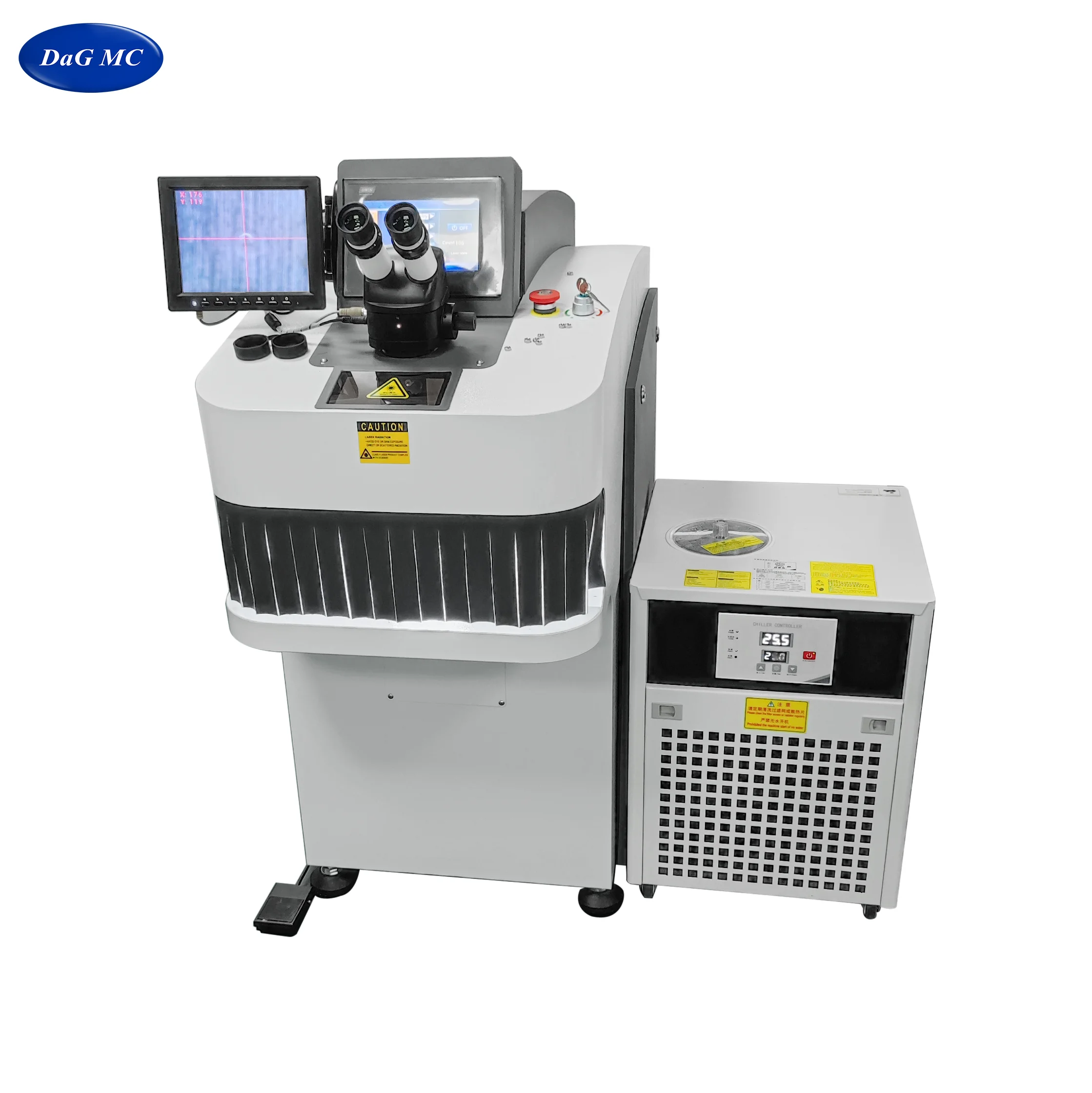 DaG MC Soldadura Por Laser 100W 200W YAG Laser Welder Jewelry Welding Machine 18K Gold Silver Jewellery Laser Soldering Machine