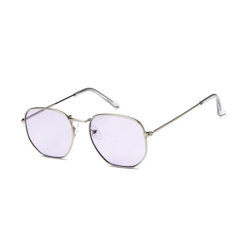 2021 Hexagon Sunglasses Women Brand Designer Square Sunglasses Men Metal Frame Driving Fishing Glasses