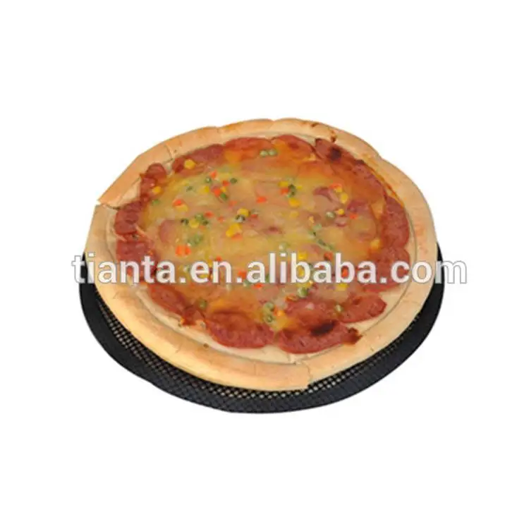 
Kitchen Gadget PTFE Coated Fiberglass Non-stick Pizza Mesh Mat 