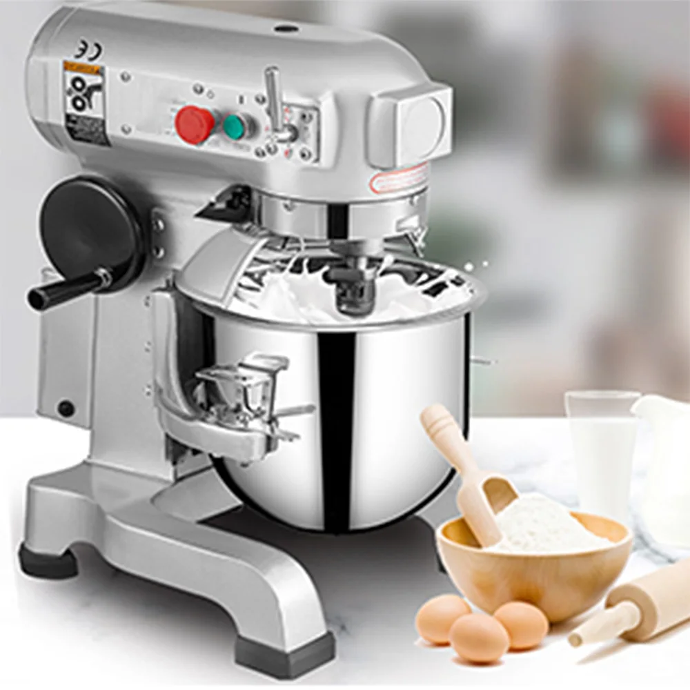 High Power Stainless Steel Different Capacity Heavy Duty Commercial Industrial Planetary Food Mixer