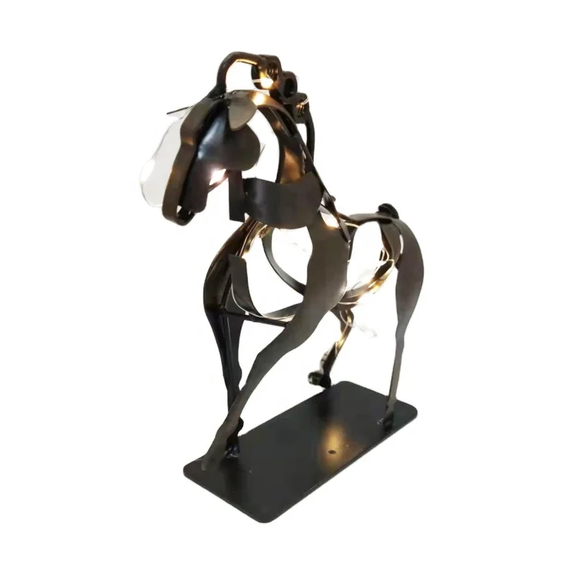 Factory Outlet Art Deco Horseshoe Statue Ornament Art Deco Toys Home Aesthetics Decoration Office Desktop Creative Collection