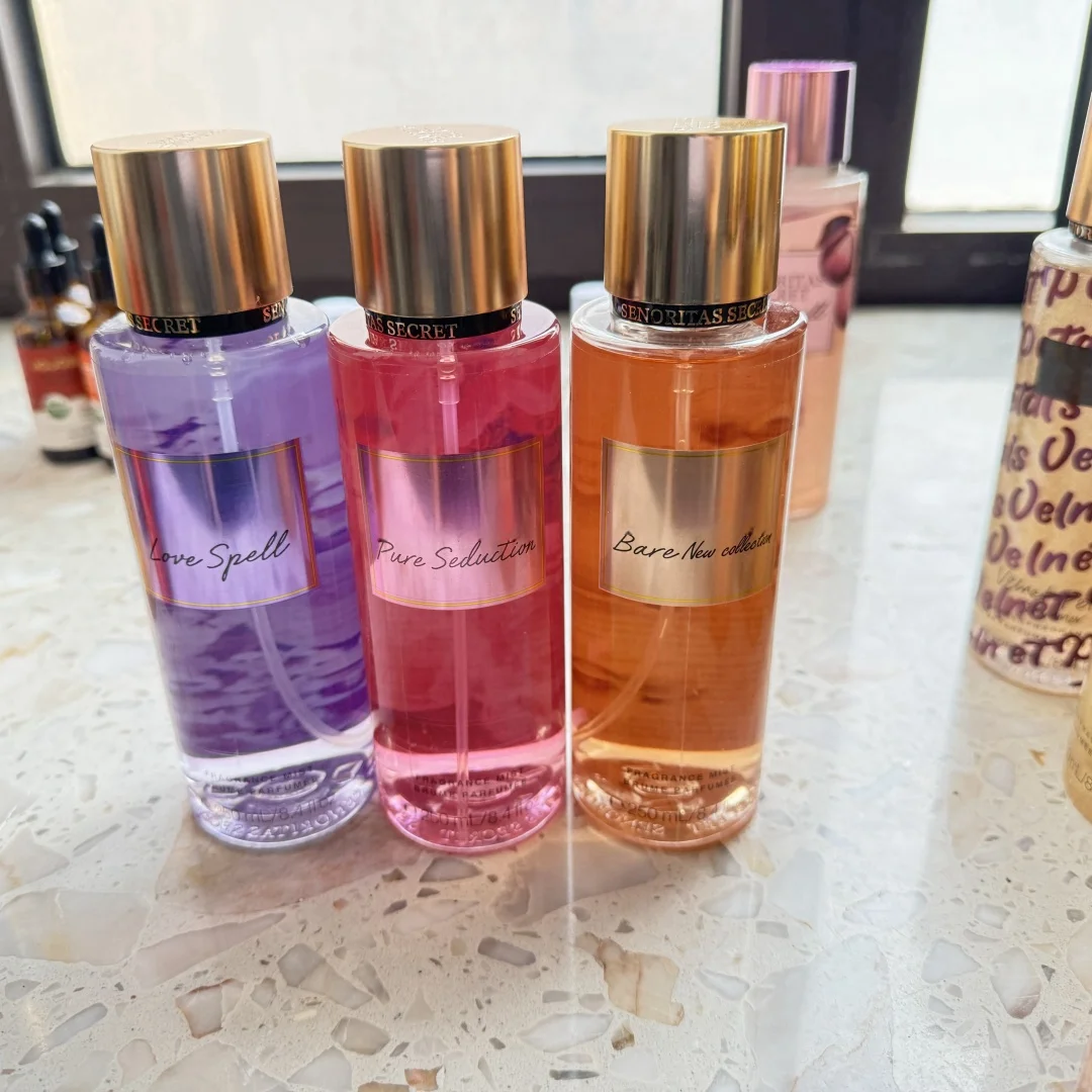 Wholesale 250ML Victorla Perfume Body Glitter Fragrance Spray Long Lasting S-ecret Fast Shipping