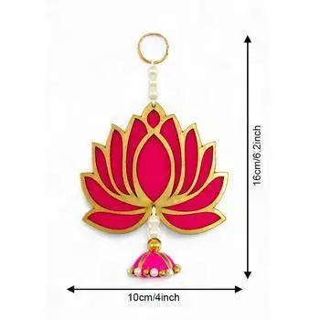 Small Daisy Flowers Crochet Mobile Hanging Car Decoration for Weddings Parties Festive Interiors for Christmas and Easter