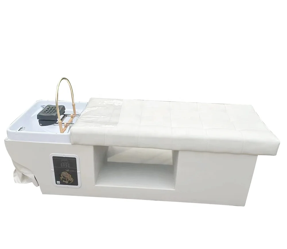 Hot Selling Salon Furniture Japanese Head Spa Bed Water Recycle Head Treatment Spa Head Water Therapy Shampoo Bed