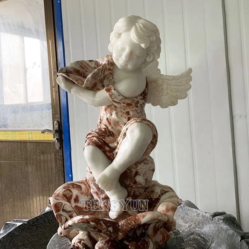 marble small angel cherub water fountain] (3).jpg