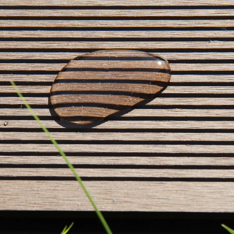 Outdoor Wood Plastic Flooring Terrace Antiseptic Wood Patio Fence Wooden Decoration Waterproof Wpc Flooring