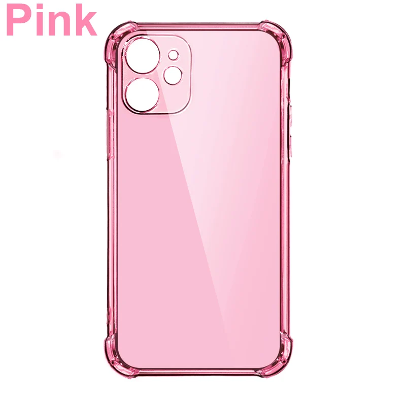 Phone Cases 2021 Wholesale Crystal Clear Soft TPU Silicone for Iphone 11 12 13 Mini Pro Max for Samsung S21 Ultra Plus S3 Sports