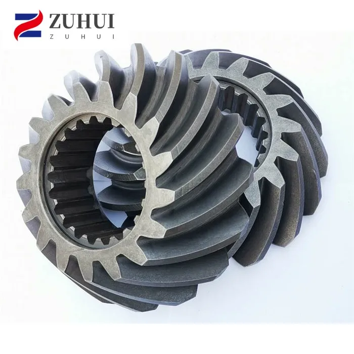 Factory customized carbon steel  bevel gear for electric angle grinder spare parts