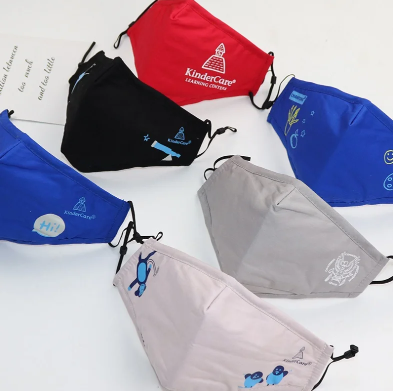 Детские маски для лица многоразовые велосипедные маски защита для рта красивые детские маски с принтом защита от пыли