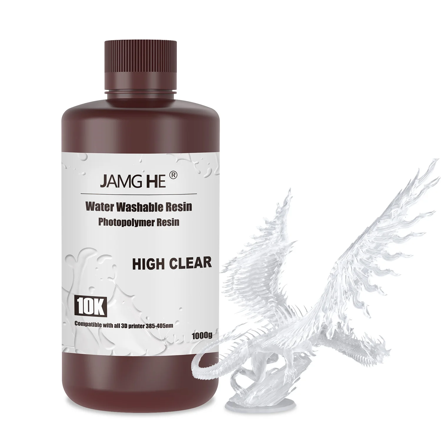 3d printer UV water washable resin easy cleaning Super Low Odor Standard Resin for DLP/LCD/SLA