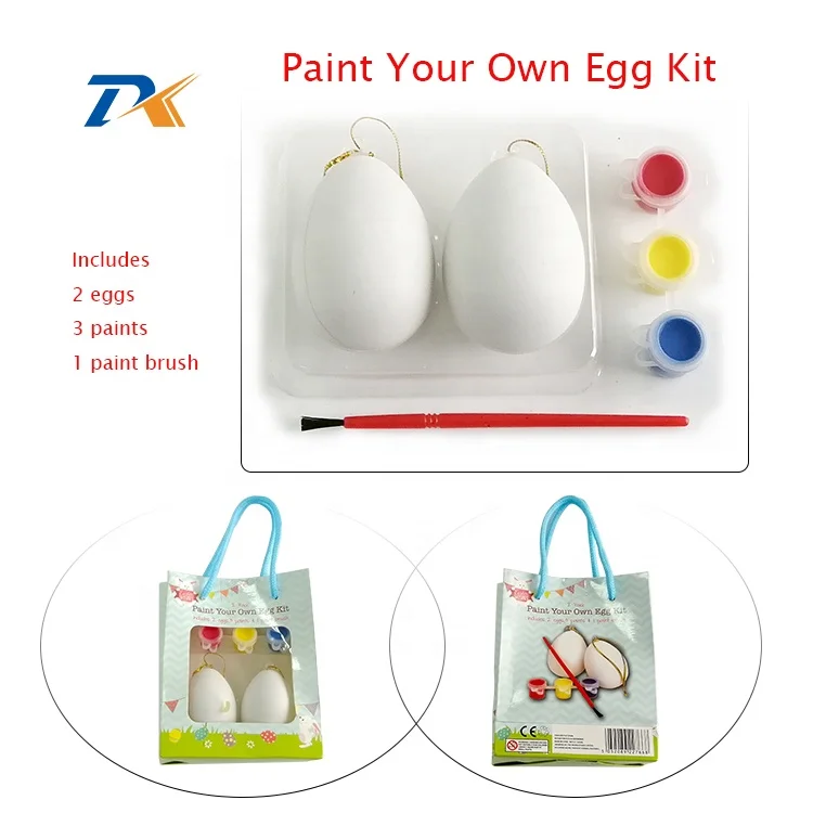 Painting Crafts for Kids Coloring Your Own  Easter Eggs with Painting for Easter Gifts and Decorations