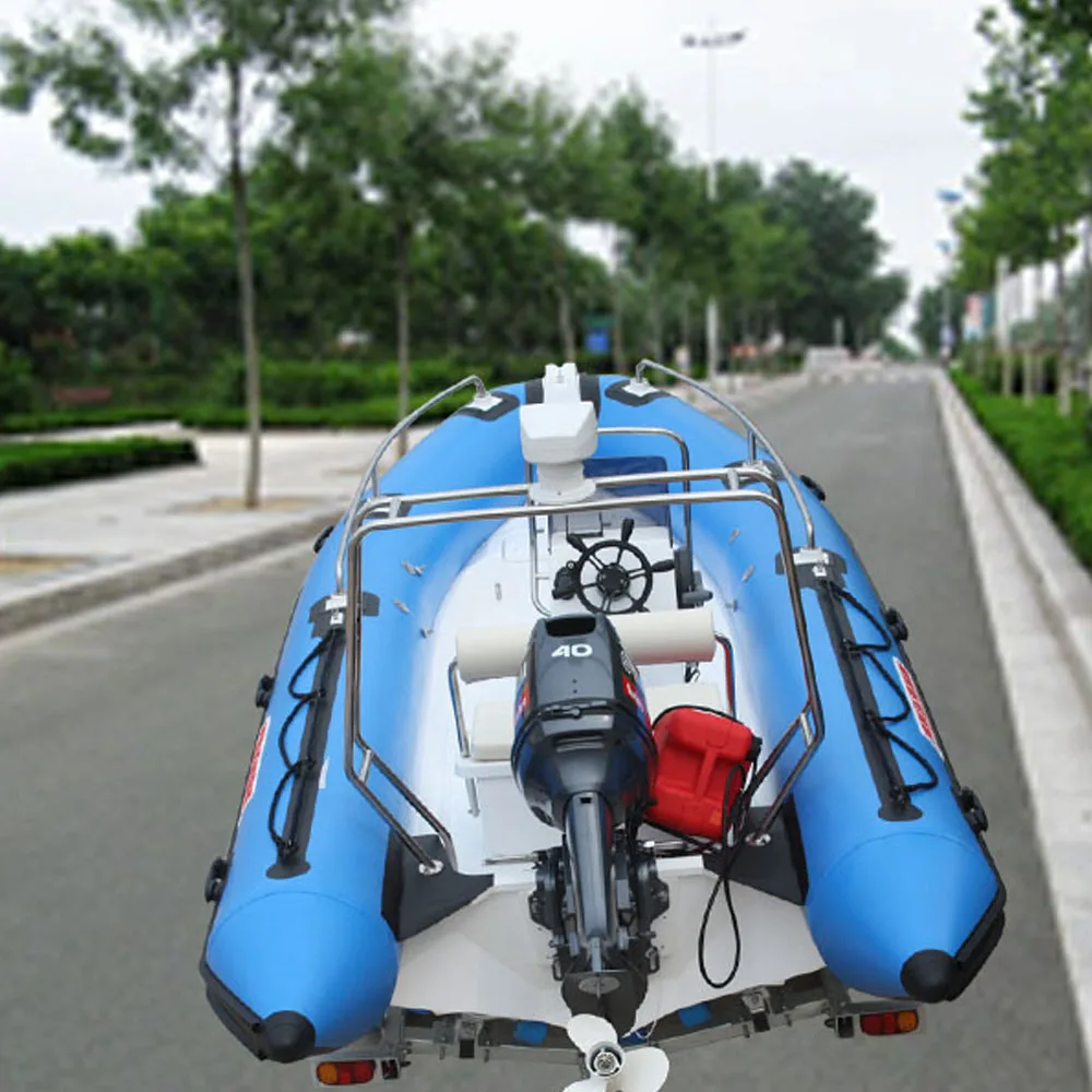 480 ce 8 passengers fiberglass bow stainless steel transom thundercat boat inflatable jet boat for sale