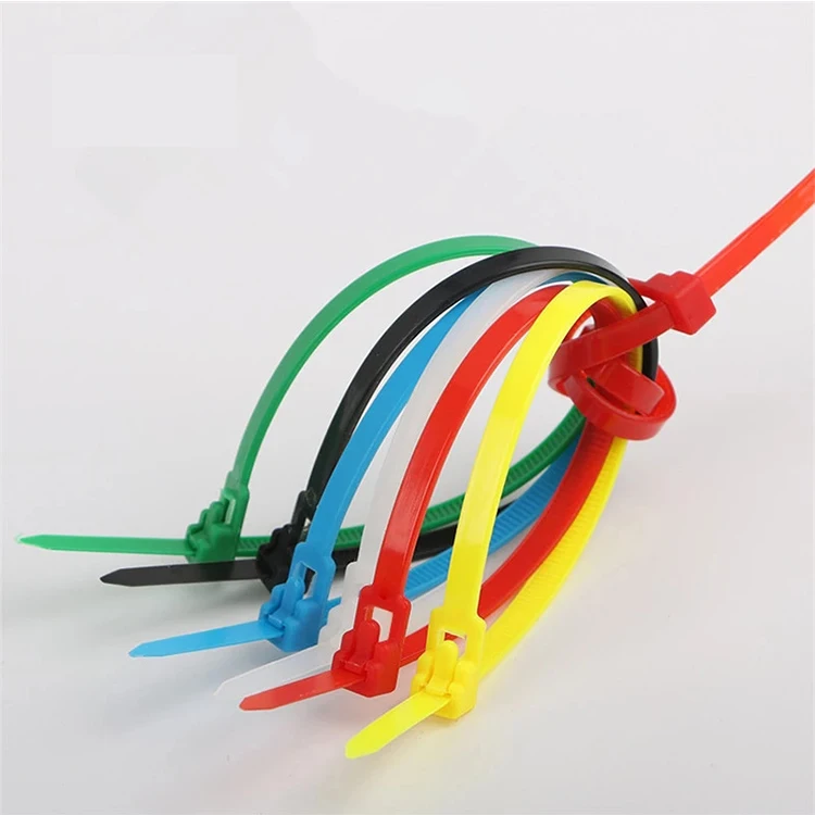 4.8x250mm Cable tie reusable plastic tie adjustable zip ties nylon66