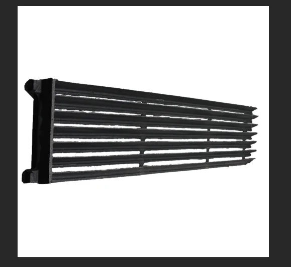 heavy-duty cast iron grates with special drainage channels char broilers Slanted cooking surface